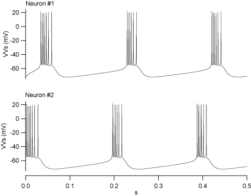 2 neurons (unconnected)